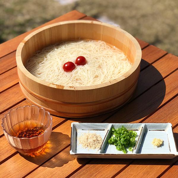 小豆島素麺組合 島の光 手延そうめん 赤帯 250g (50g×5束)×3袋 送料無料｜mameshimasyouten｜03