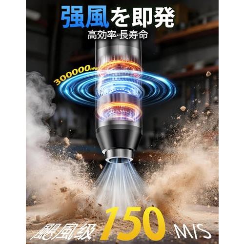 エアダスター 電動エアダスター ブロワー ブロアー超強力300000RPM高速