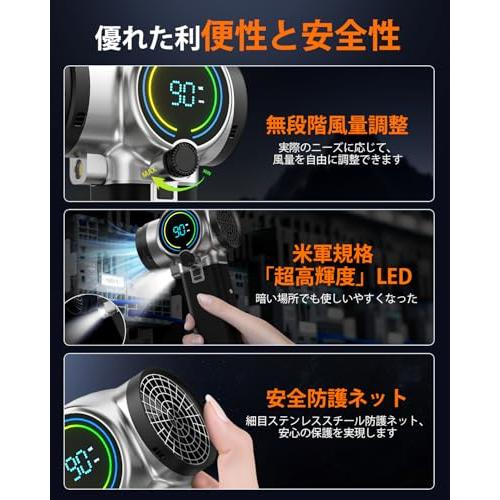 ブロワー 強力 洗車 Semtyait新登場【プロ監修・2600g超強推力・245m/s