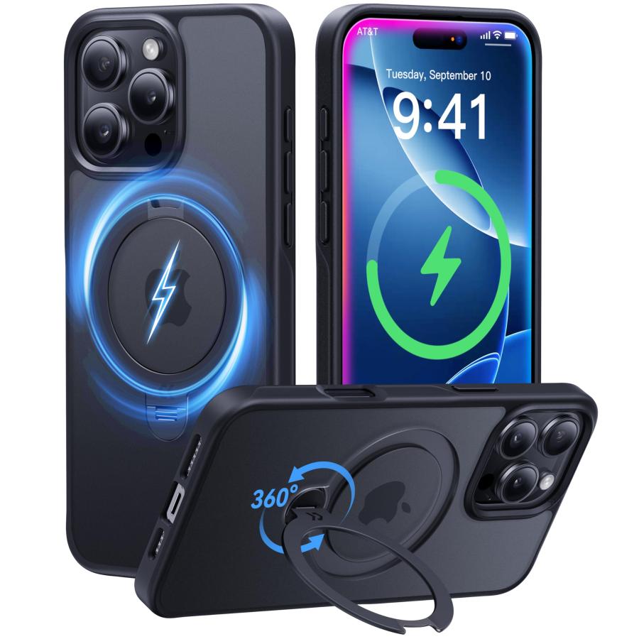 2024最高傑作&定点360度回転】CASEKOO iPhone 16 Pro Max 用