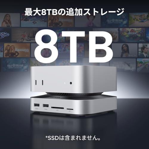 UGREEN Mac mini M4用 ドッキングステーション＆スタンド｜NVMe SSD