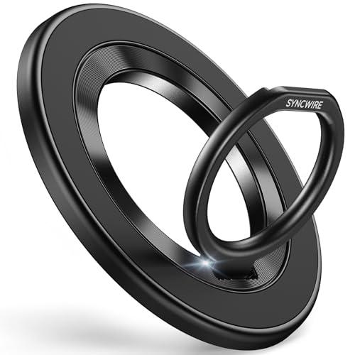 【令和超?磁力】SYNCWIRE 両面マグネット MagSafe リング - スマホリング 超?磁力 360度回転 マグセーフ リング マグネッ | 
