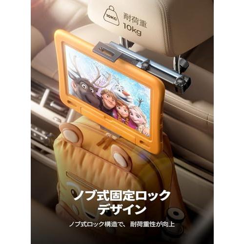 【2025新型・中央2人専用】LISEN 車 タブレットホルダー 後部座席 伸縮アーム ヘッドレスト ホルダー 滑り防止 車載ホルダー スタンド |  | 07