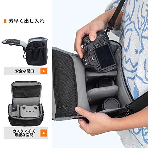 TARION カメラバッグ ショルダーバッグ コンパクト 軽量 撥水加工 ボディバッグ スリングバッグ 一眼レフカメラケース 撮影バッグ 日常