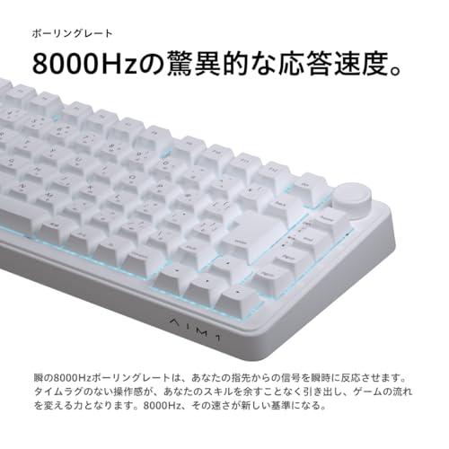 AIM1 瞬 ゲーミングキーボード 日本語配列 キーボード ゲーミング 75