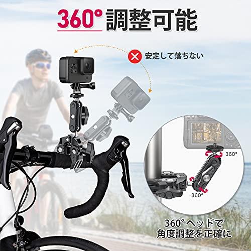 Ulanzi スーパークランプ 360°回転 角度調整 カメラグリッパー