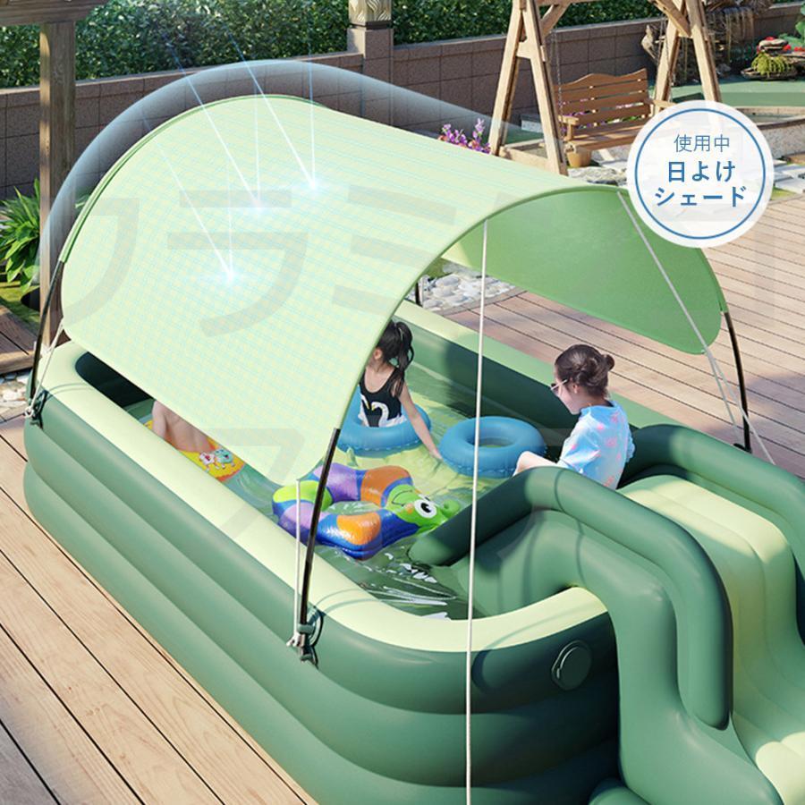 プール 大型 家庭用 2022 浮かない滑り台 内蔵電動ポンプ 屋根付き シェード アップグレード 更新 ビニールプール 水遊び 防暑策 スライダー 長方形 折り畳み プール 大型 家庭用 浮かない滑り台 内蔵電動ポンプ 屋根付き シェード アップグレード 更新 ビニールプール 水遊び 防暑策 スライダー 長方形 折り畳み