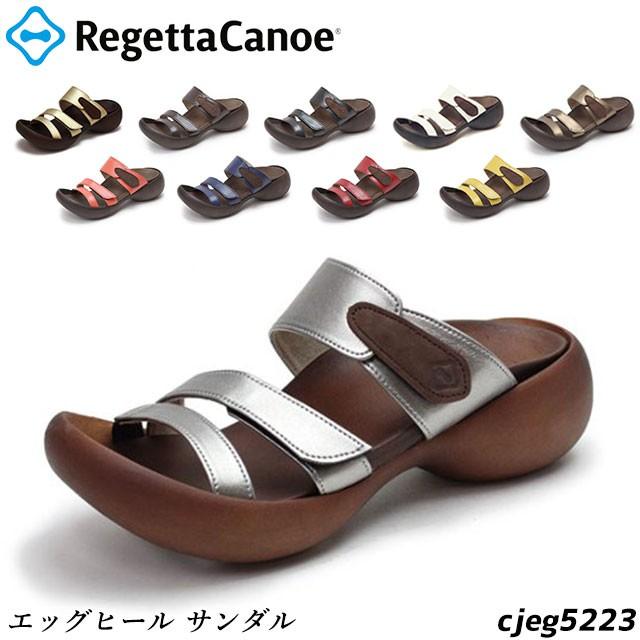 リゲッタカヌー サンダル エッグヒール レディース 定番モデル CJEG5223 安定した歩行 10色｜mamezou-shoes