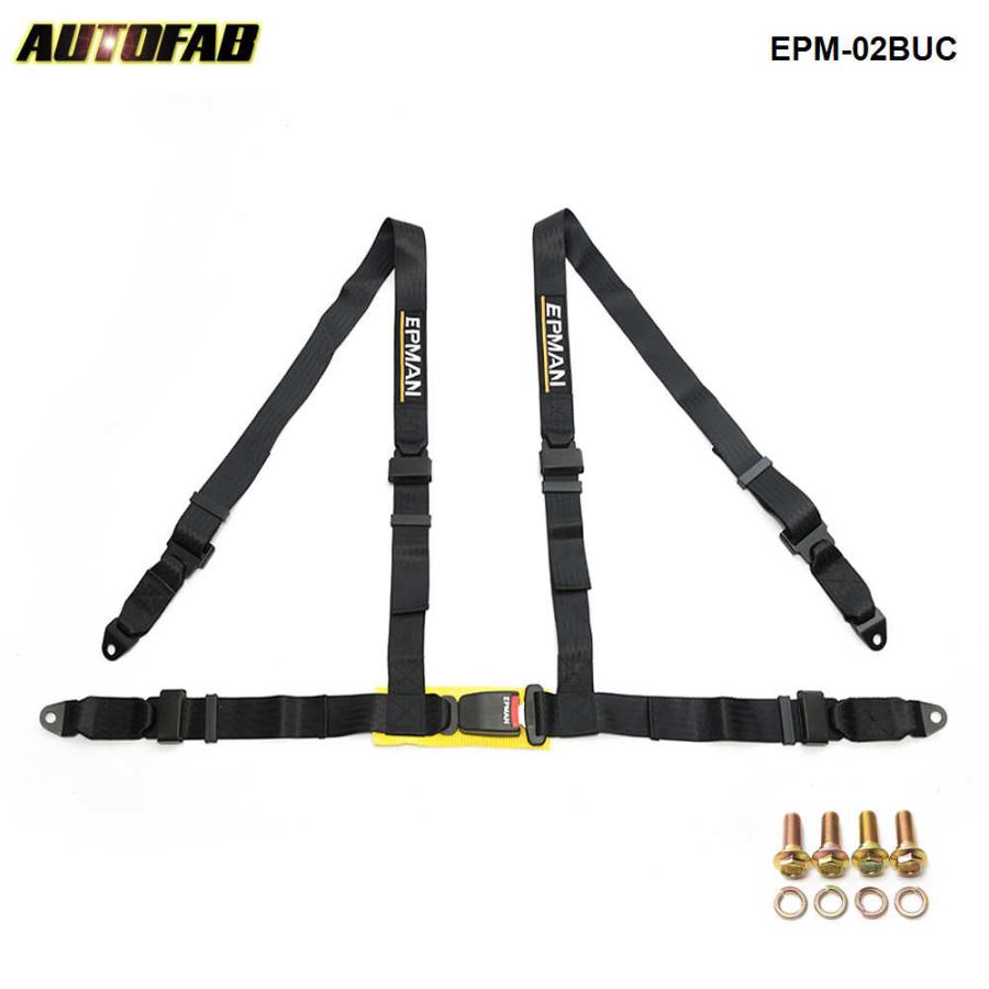 イタリアブランド EPMAN 4点式シートベルト ノーマルバックル  