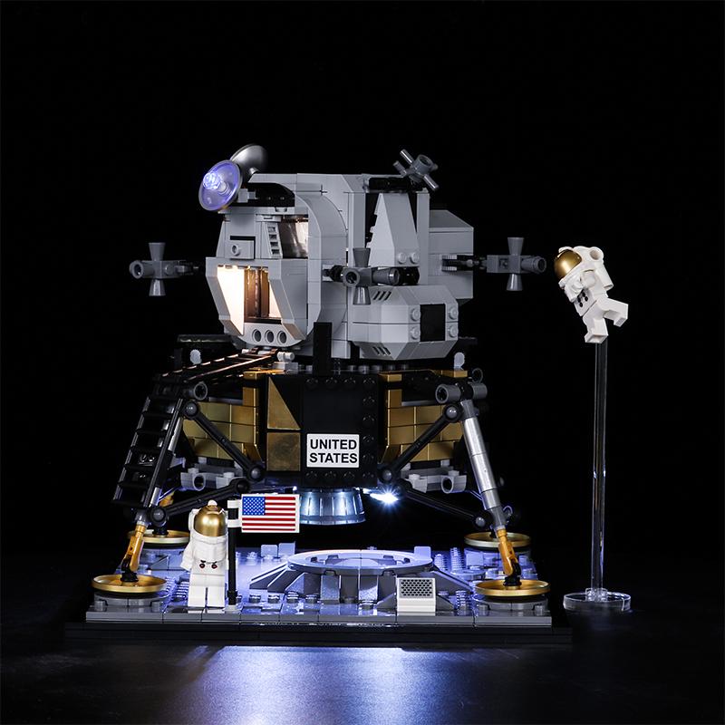 MOC LEGO レゴ ブロック クリエイターエキスパート 10266 互換 NASA アポロ11号 月着陸船 LED ライト キット カスタムパーツ DL022_4