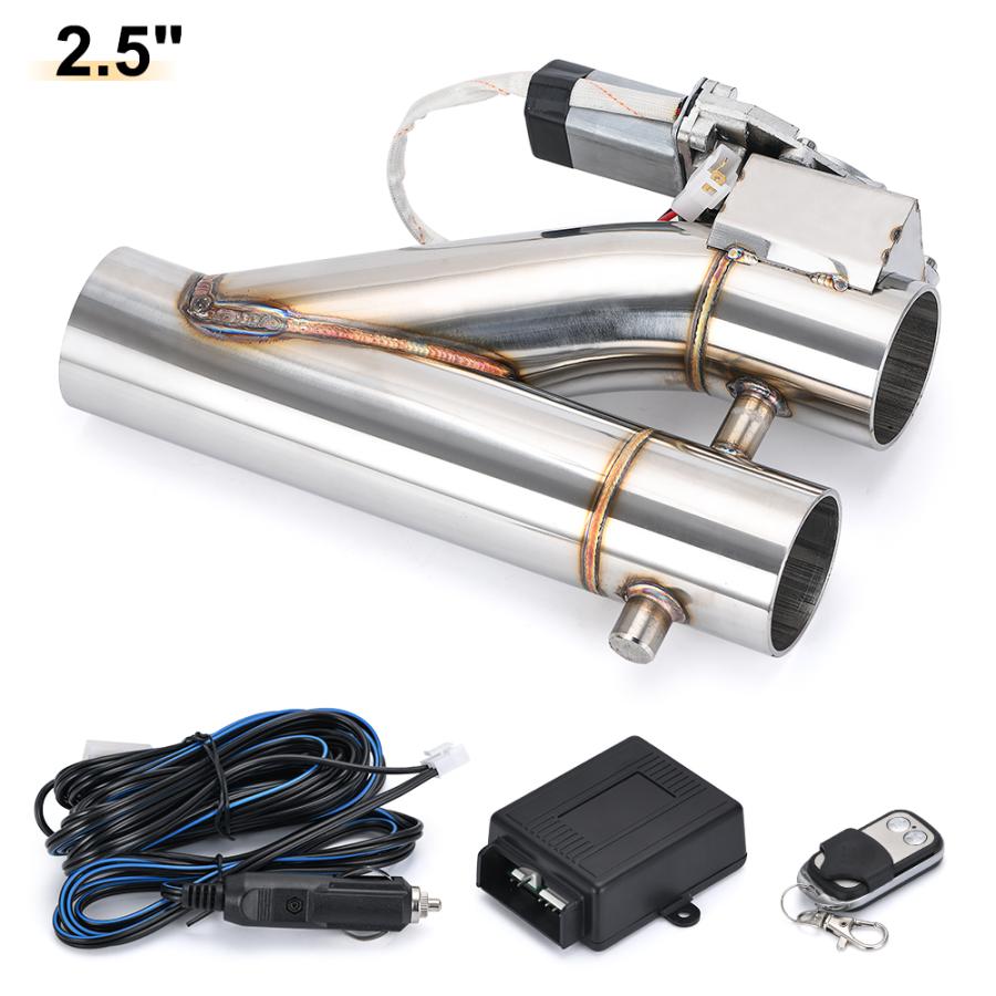 76mm マフラー可変電動バルブ 同時に開閉 音量調整 バイパス 76mm マフラー可変電動バルブ 同時に開閉 音量調整 バイパス