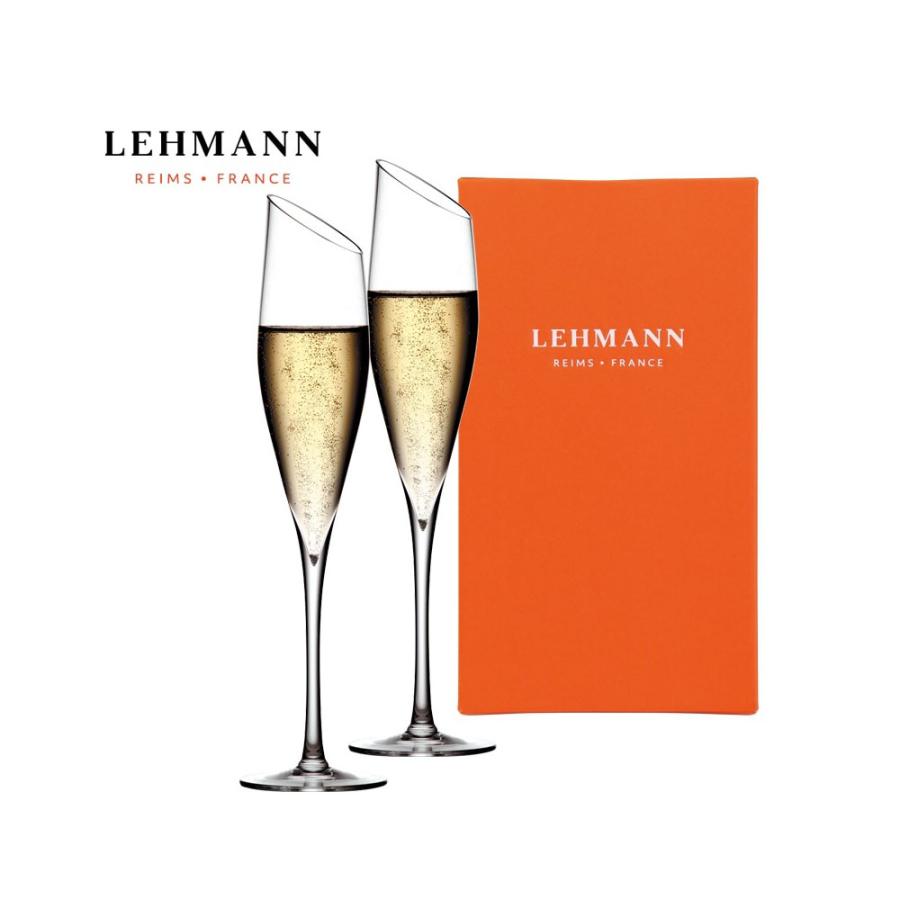 シャンパングラス レーマン Lehmann オブリーク×2脚セット 箱付 