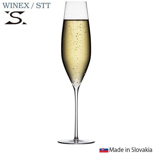 シャンパングラス WINEX WINEX/STT シャンパーニュ×6脚セット GS102KC フルート型