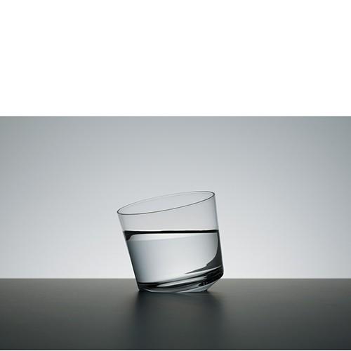タンブラーグラス 木村硝子店×コラボ SLANT GLASS (黒箱) 6846の画像