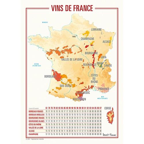 ワインマップ ワイン地図ポストカード フランス全土 10枚セット Uv1pc E 999 0455 作業服 安全靴 安全帯のまもる君 通販 Yahoo ショッピング