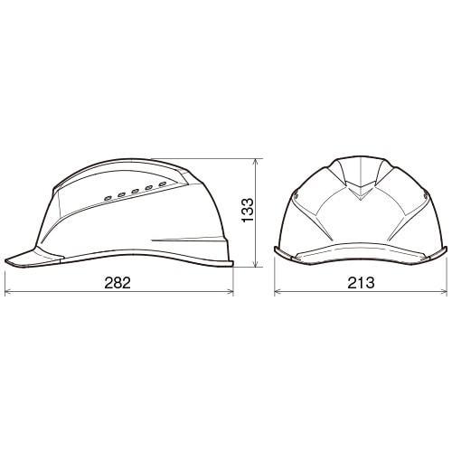 工事ヘルメット クリアバイザー 谷沢製作所 タニザワ ST#1230-JZV(EPA