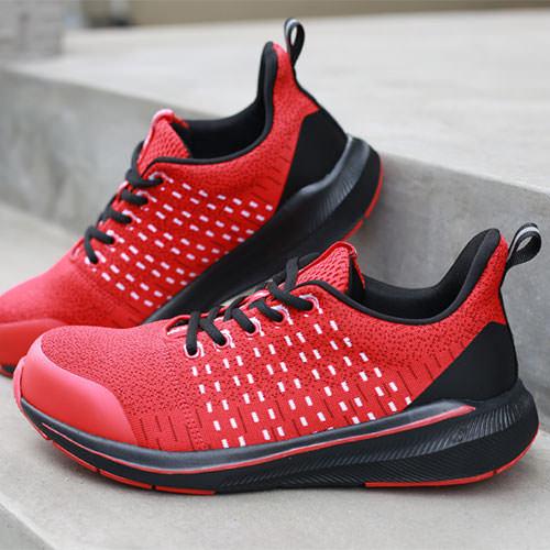 安全靴 福山ゴム アローマックス 93 Ee 紐靴 スニーカータイプ カジュアル おしゃれ ニット素材 ムレにくい W 361 0112 作業服 安全靴 安全帯のまもる君 通販 Yahoo ショッピング