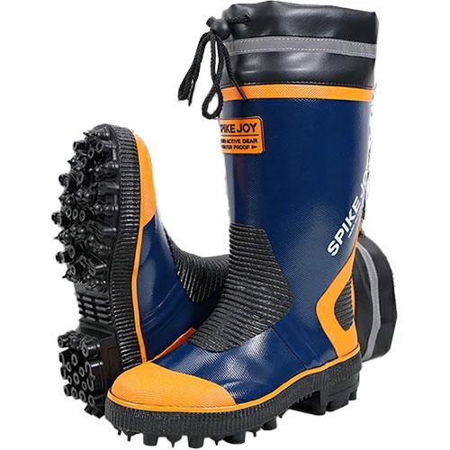 長靴 福山ゴム スパイクジョイ＃5 AA894 レインブーツ スパイク付き