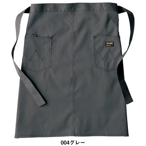 エプロン 前掛 制服 ユニフォーム ミドル丈 ラングラー Wrangler