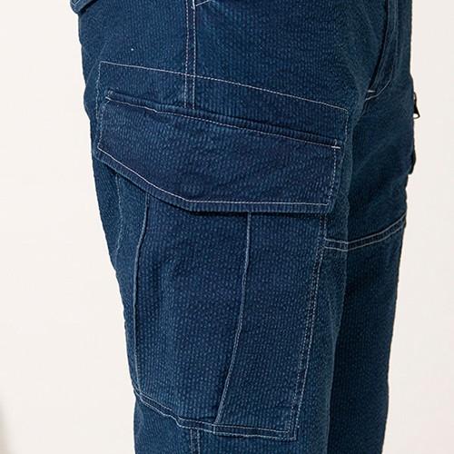 ワンピなど最旬ア 作業服 デニム ハーフパンツ Hummer ハマー 涼感ハーフカーゴ 357 1 作業着 春夏 短パン メンズ ひざ下 Discoversvg Com