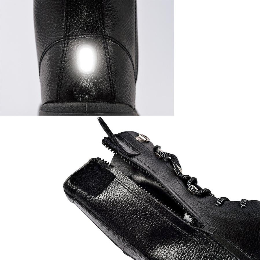 安全靴 ジーベック XEBEC 85023 長編上(靴) 先芯あり JIS規格 メンズ 男性用 作業靴 紐靴 ロングブーツ 先芯入り｜mamoru-k｜02