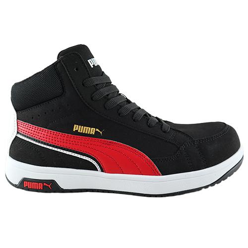 安全靴 ハイカット PUMA プーマ 新作 静電 ヘリテイジ エアツイスト 2.0 MID Heritage AIRTWIST 2.0 MID 紐靴 JSAA 軽量 メンズ レディース ミッドカット｜mamoru-k｜03