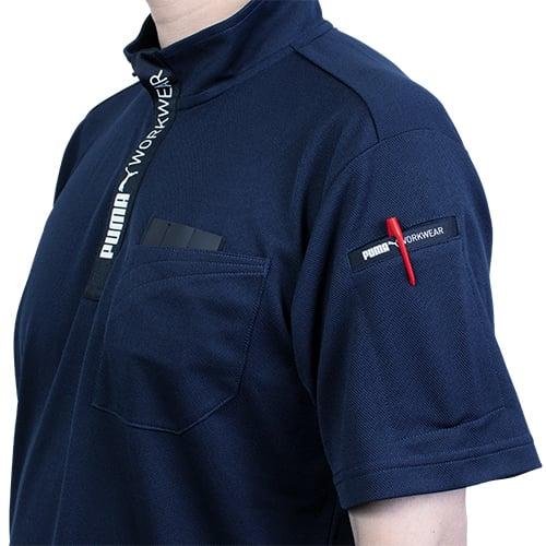 PUMA WORKWEAR プーマ　半袖ジップシャツ LL 3枚 PUMA WORKWEAR プーマ 半袖ジップシャツ LL 3枚 作業ウェアPUMA T
