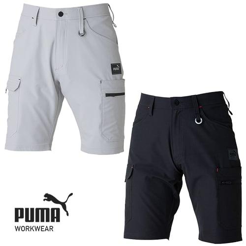 PUMA（プーマ） 作業ウェア ショートカーゴパンツ ストレッチ ズボン