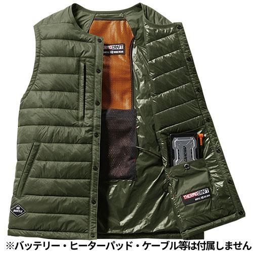 BURTLE（バートル） ダウンベスト 防寒ベスト チョッキ 防寒 インナー