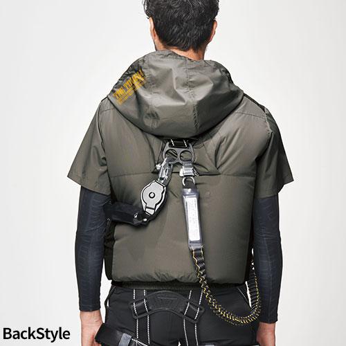 EFウェア 作業服 アタックベース ATACK BASE The tough 空調風神服半袖