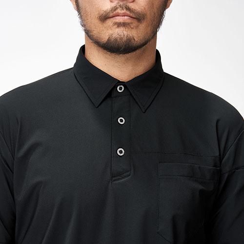 作業服 ポロシャツ 長袖 アタックベース ATACK BASE APEX WIN 冷感