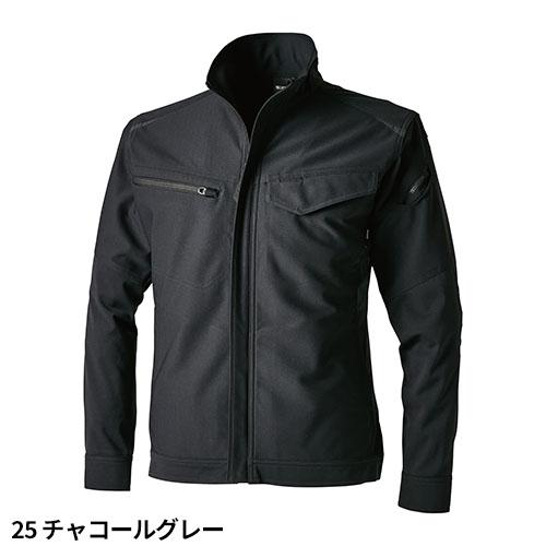 作業服 ジャンパー ジャケット 制電 黒 ストレッチ 上着 男女兼用 藤和