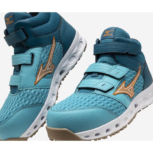 MIZUNO 安全靴 ハイカット ミズノ オールマイティ 新作 2024年 MIZUNO 安全靴 ハイカット ミズノ オールマイティ 新作 2024年
