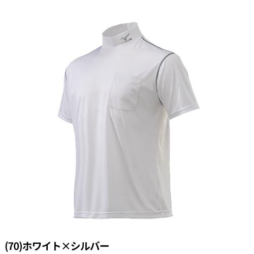 作業服 ポロシャツ 半袖 ミズノ MIZUNO ナビドライハイネック半袖