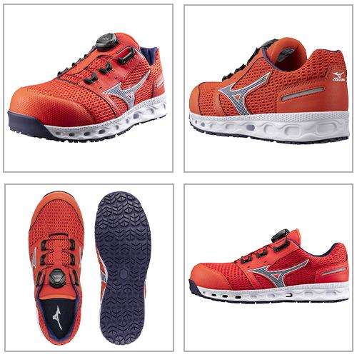 オールマイティ 安全靴 ミズノ boa 新作 2024年 MIZUNO ALMIGHTY VH51L
