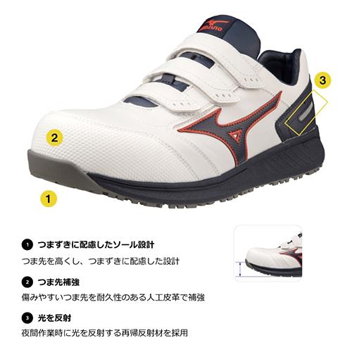 MIZUNO（ミズノ） 安全靴 新作 オールマイティ SU22L 防塵 新商品