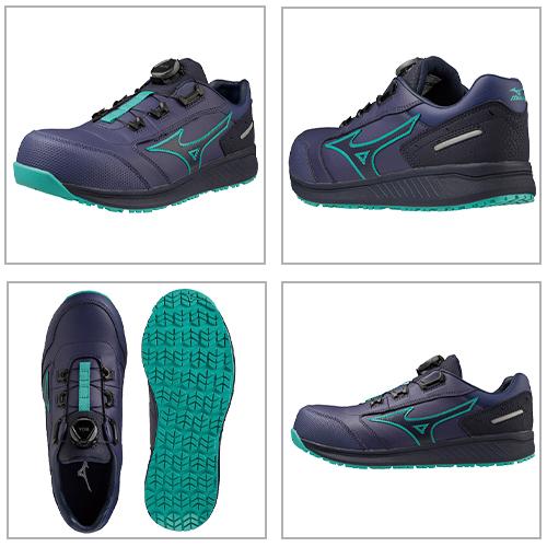 MIZUNO（ミズノ） 安全靴 boa 新作 オールマイティ 防塵 SU51L BOA 新