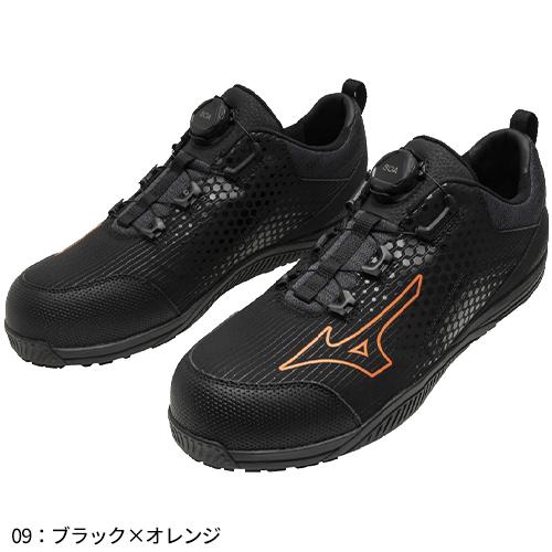 安全靴 ミズノ 新作 MIZUNO ALMIGHTY TD2 51L BOA  新商品 シューズ ダイヤル式 BOA JSAA規格｜mamoru-k｜03