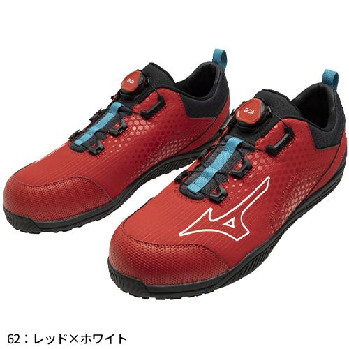 安全靴 ミズノ 新作 MIZUNO ALMIGHTY TD2 51L BOA  新商品 シューズ ダイヤル式 BOA JSAA規格｜mamoru-k｜05