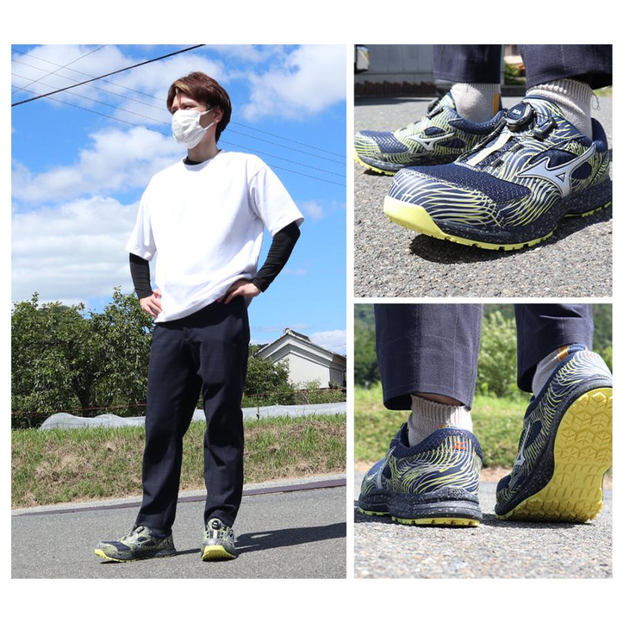 オールマイティ 安全靴 ミズノ boa ダイヤル式 MIZUNO 新作 LS3 53L