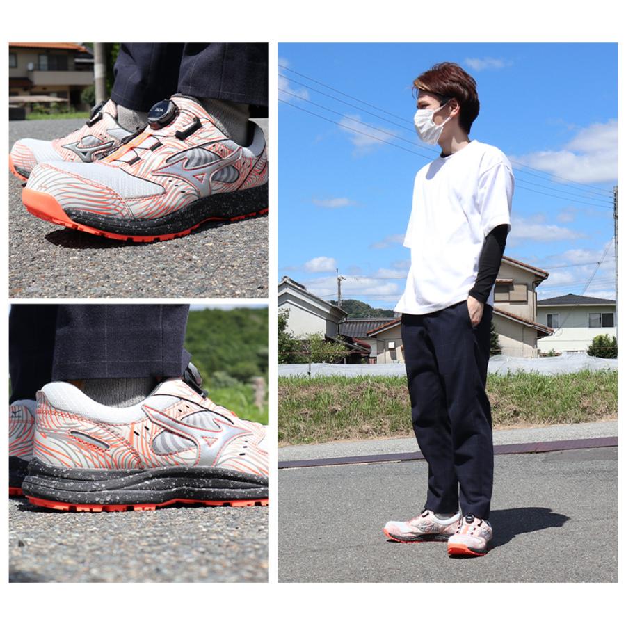 オールマイティ 安全靴 ミズノ boa ダイヤル式 MIZUNO 新作 LS3 53L