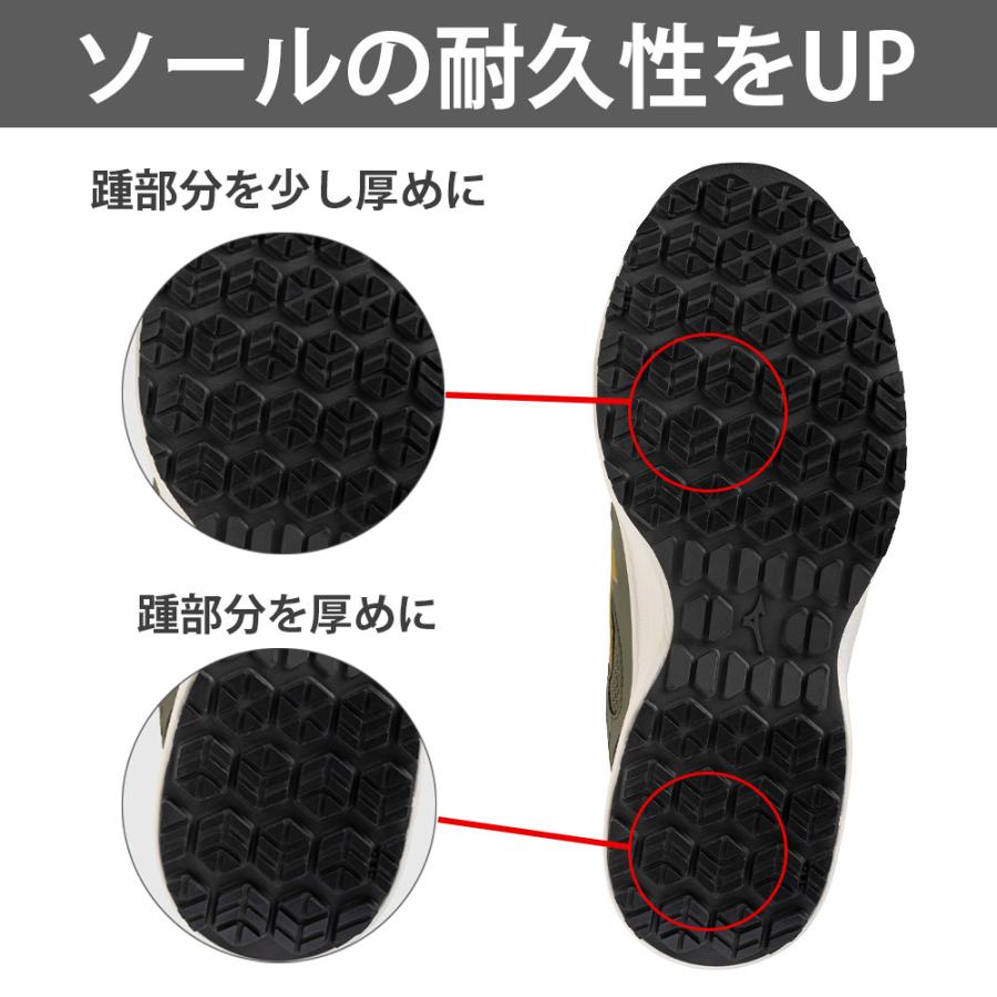 オールマイティ 安全靴 ミズノ boa ダイヤル式 MIZUNO 新作 LS3 53L