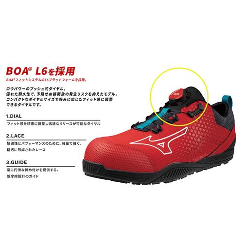 MIZUNO 安全靴 ミズノ boa 新作 ALMIGHTY TD2 51L BOA Ltd 新 MIZUNO 安全靴 ミズノ boa 新作 ALMIGHTY TD2 51L BOA Ltd 新