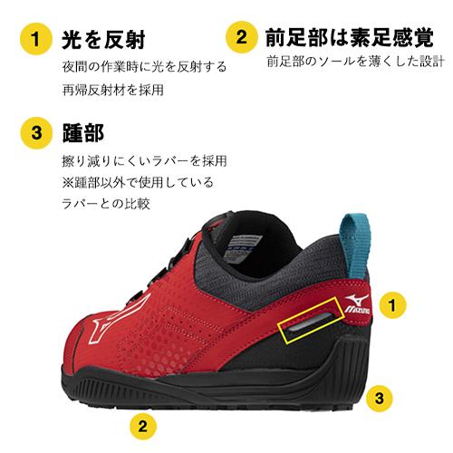 MIZUNO 安全靴 ミズノ boa 新作 ALMIGHTY TD2 51L BOA Ltd 新 MIZUNO 安全靴 ミズノ boa 新作 ALMIGHTY TD2 51L BOA Ltd 新