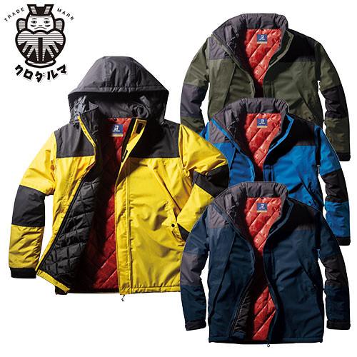 ドカジャン ダウン 防寒ジャケット クロダルマ 防水 軽量 ストレッチ