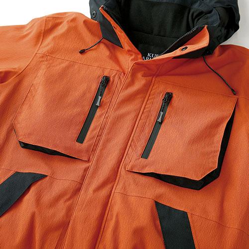 防寒ジャンパー 防水防寒ジャケット 54390 作業着 防寒 作業服 耐水 透