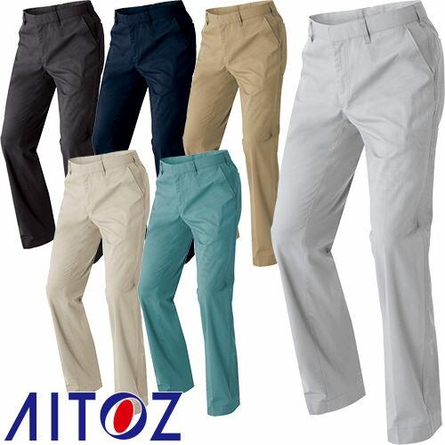 アイトス AZ-60720 ワークパンツ ノータック AITOZ 作業服 作業着