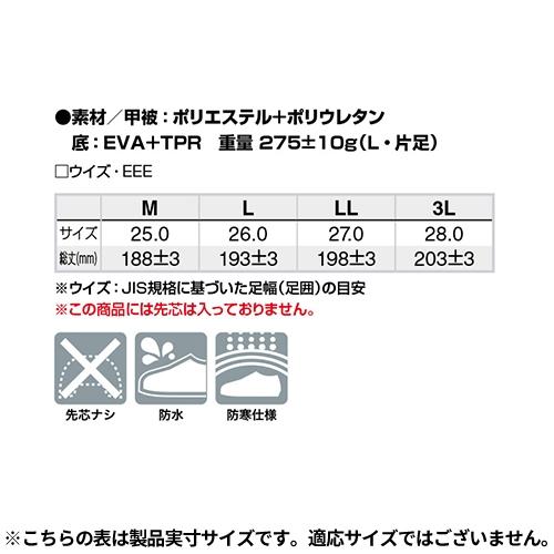 アイトス 長靴 防寒長靴 安全靴 AZ-4714 AITOZ 防水 防寒 軽い 先芯  