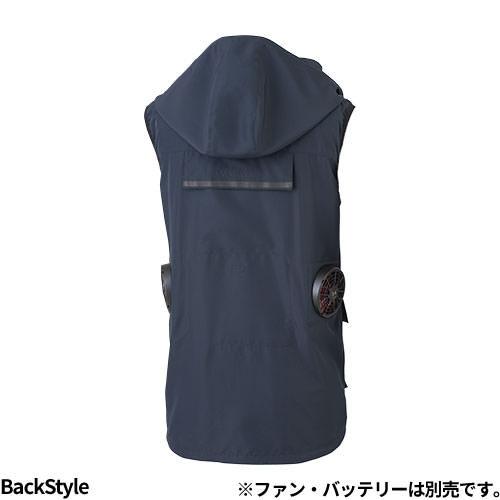 EFウェア ベスト 大川被服 Kansai カンサイ空調風神服フード付きベスト