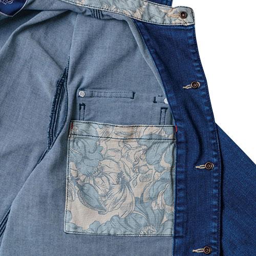 作業服 デニム 桑和 SOWA Dandy Dad 長袖カバーオール 1472-10 作業着
